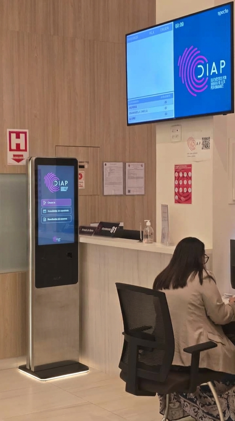 Totem Inteligente DIAP - Check-in e Agendamento
